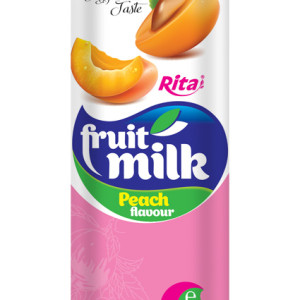 peach flavour fruit milk